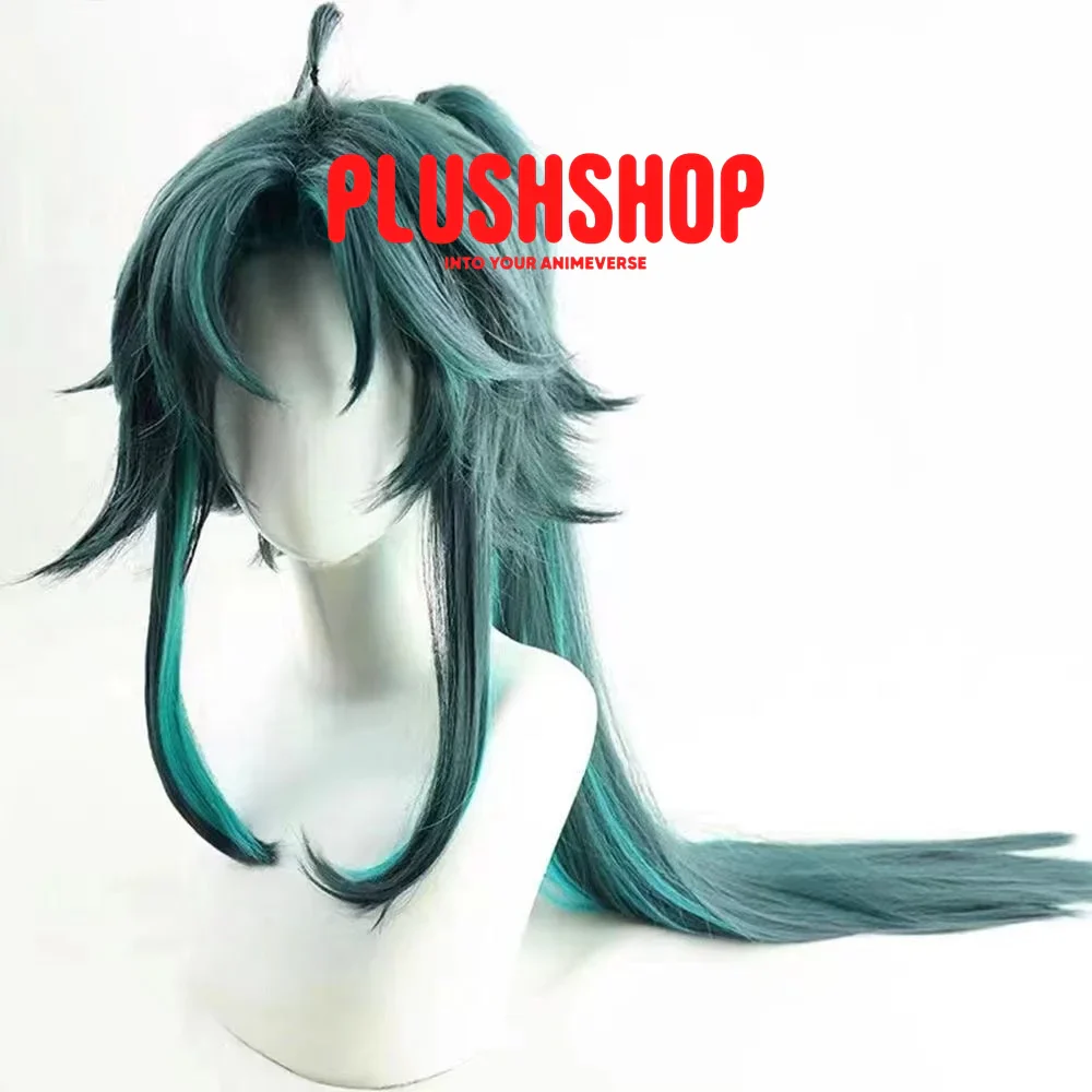 Genshin Impact Xiao Cosplay Wig Ponytail Included - Image 6