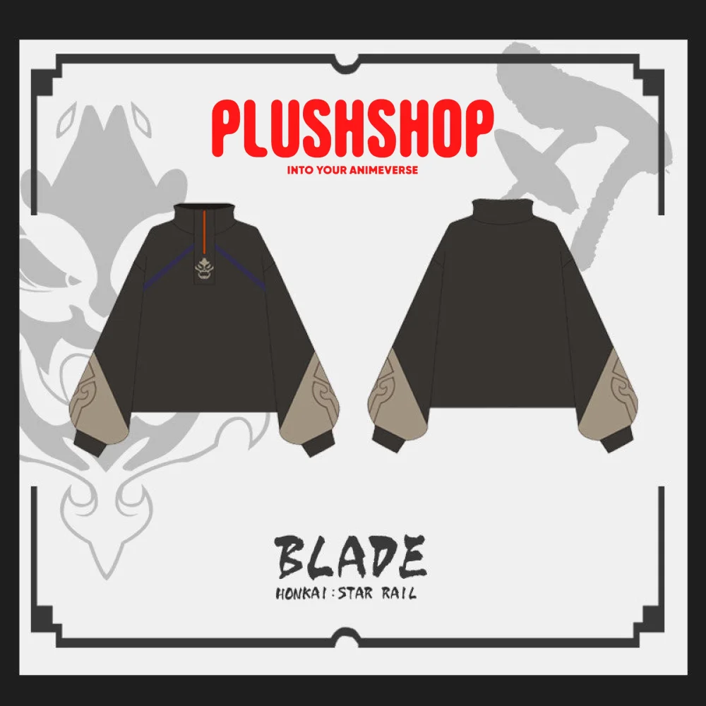 Honkai Starrail Game Character Blade Design Element Cosplay Outfit Jacket, Sweater, Pants - Image 3